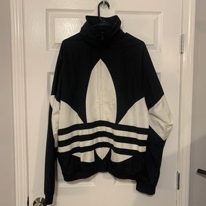 Adidas Zip Up Windbreaker Jacket